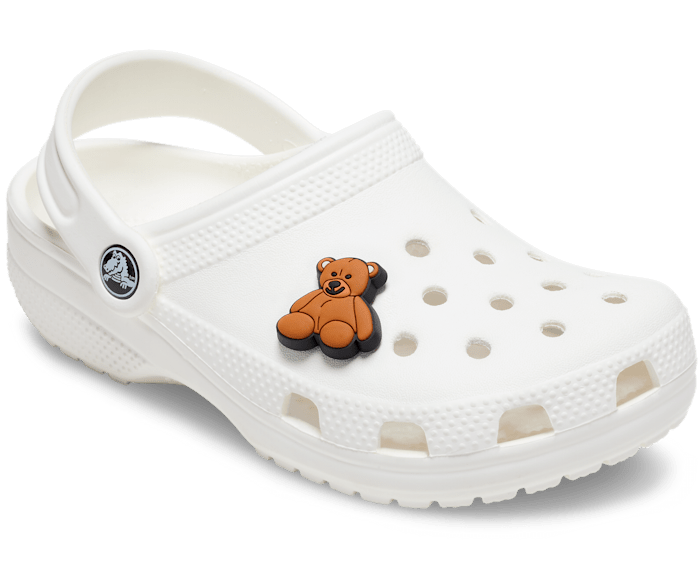 Crocs Teddy Bear Unisex Lifestyle Pins Brown